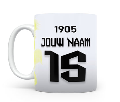 ADO Den Haag voetbal mok met personalisatie - ADO Den Haag voetbal fan cadeau kopen