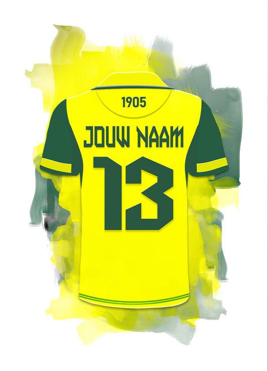 ADO Den Haag wanddecoratie - Losse poster - Voetbal fan cadeau