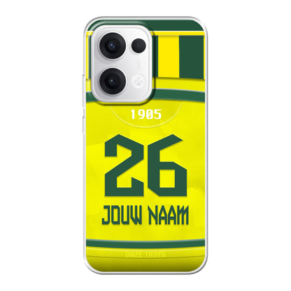 ADO Den Haag telefoonhoesje met naam - Oppo Reno - Voetbal fan kado