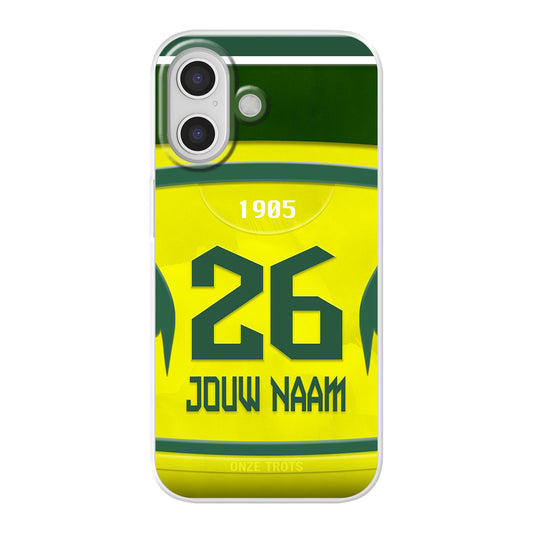 ADO Den Haag telefoonhoesje met naam - Apple iPhone - Voetbal fan kado