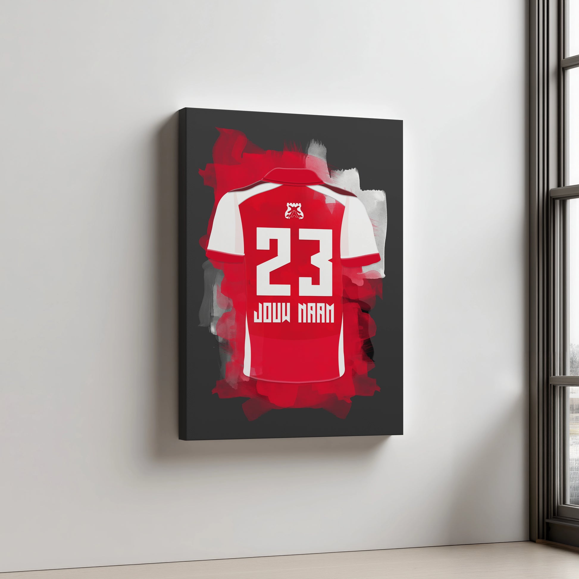 AZ Alkmaar Voetbal Aluminium Dibond Wanddecoratie Mancave Cadeau Man
