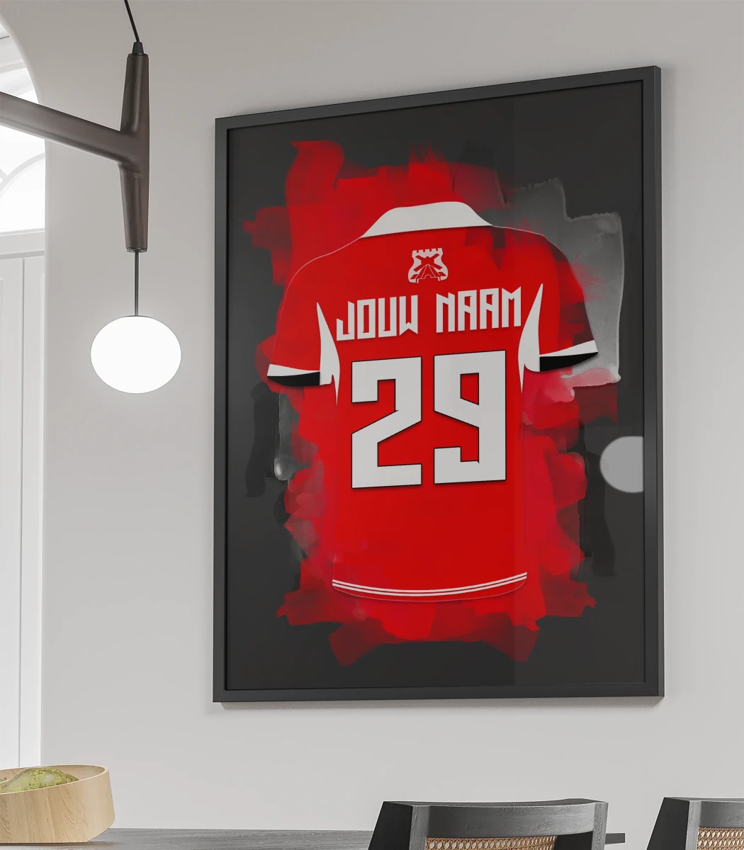 AZ Alkmaar Voetbal Poster Muurdecoratie