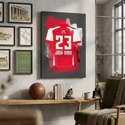AZ Alkmaar Voetbal Canvas Muurdecoratie Jongenskamer