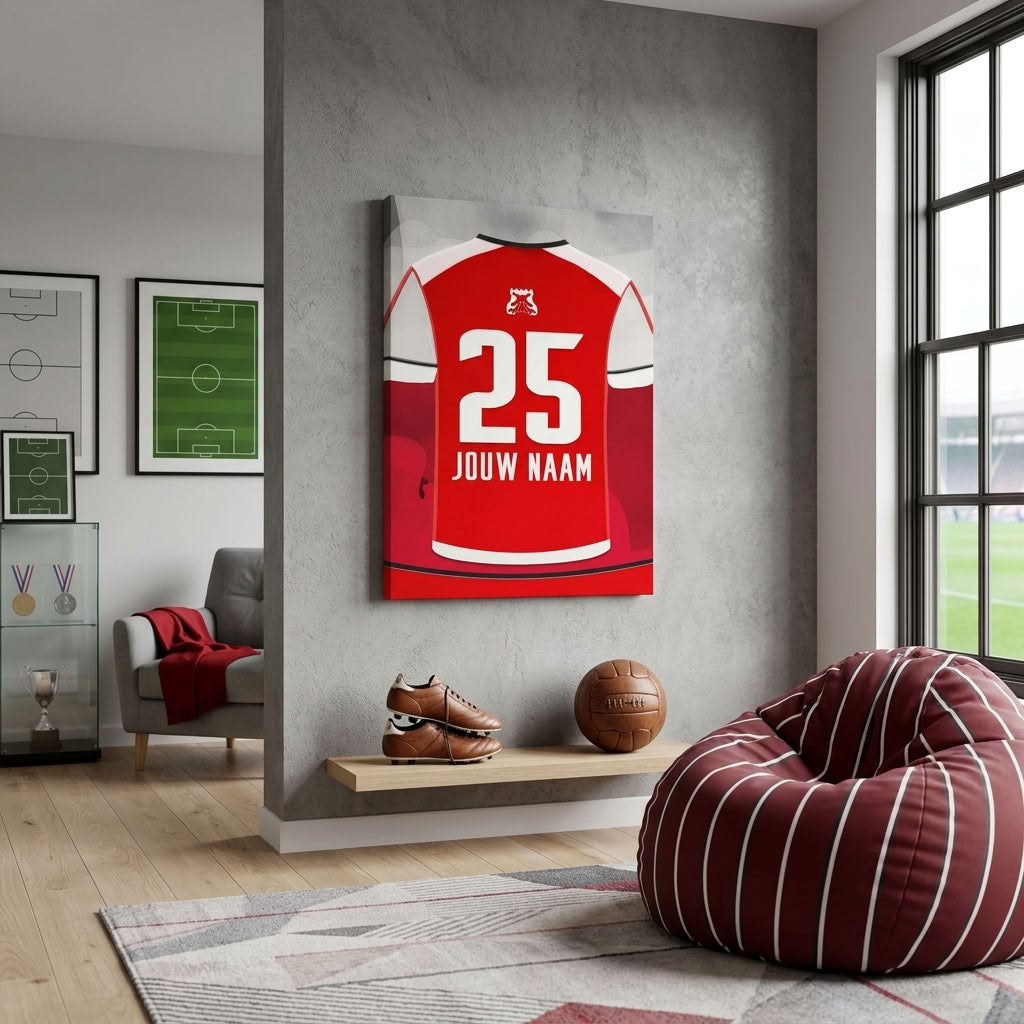 AZ Voetbal Wanddecoratie Canvas