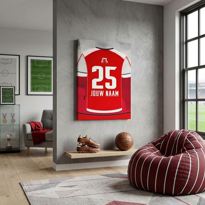 AZ Voetbal Wanddecoratie Canvas