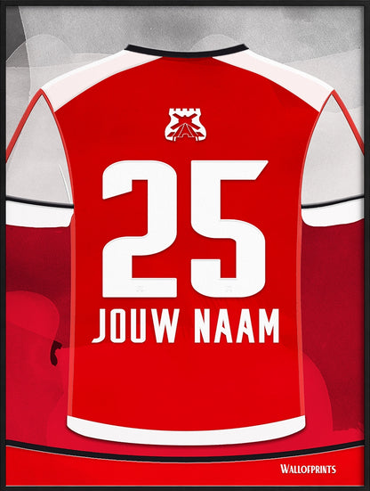 AZ Voetbal Wanddecoratie Gepersonaliseerd