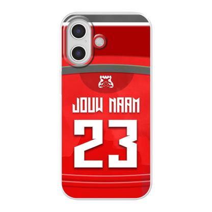 AZ Alkmaar 2025-2026 telefoonhoesje met personalisatie - Apple iPhone telefoonhoesjes - Voetbal fan kado 