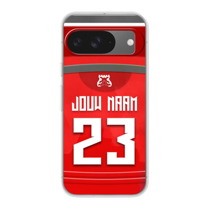 AZ Alkmaar 2025-2026 telefoonhoesje met personalisatie - Google Pixel telefoonhoesjes - Voetbal fan kado 