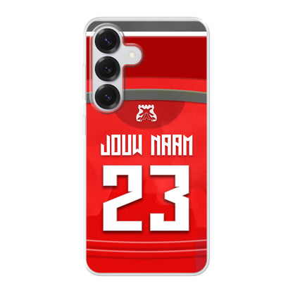 AZ Alkmaar 2025-2026 telefoonhoesje met personalisatie - Samsung Galaxy telefoonhoesjes - Voetbal fan kado 