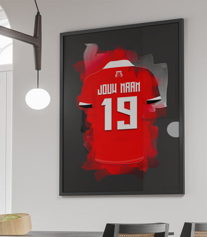 AZ Alkmaar poster met naam kopen