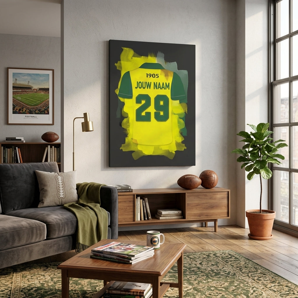Ado Den Haag Canvas Poster Voetbalfan Fanshop