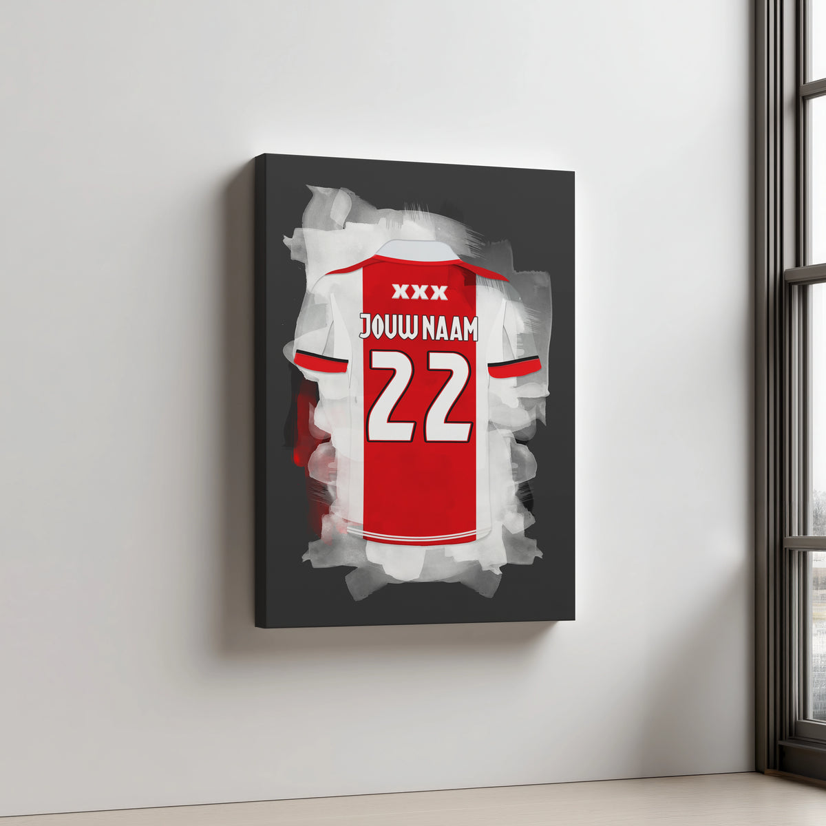 Ajax Amsterdam Voetbal Aluminium Dibond Mancave Cadeau