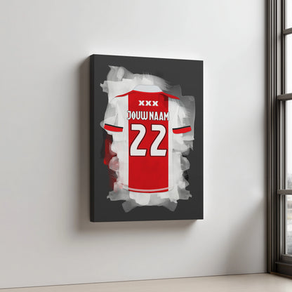 Ajax Amsterdam Voetbal Aluminium Dibond Mancave Cadeau