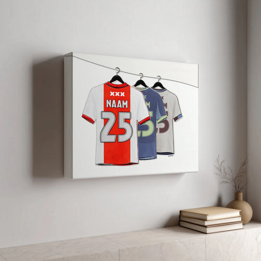 Ajax Amsterdam Canvas Art Muurdecoratie Verjaardag Cadeau Voetbal Fan