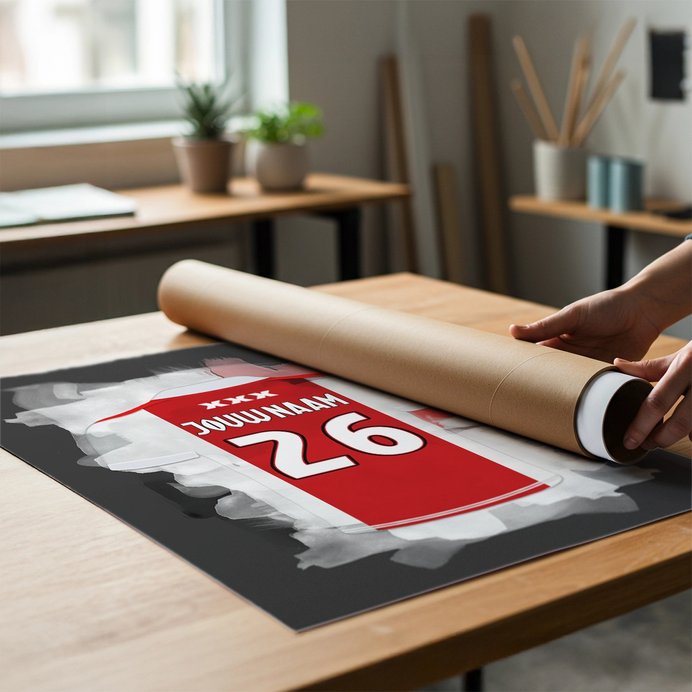 Ajax Amsterdam Voetbal Poster Muurdecoratie Fanshop