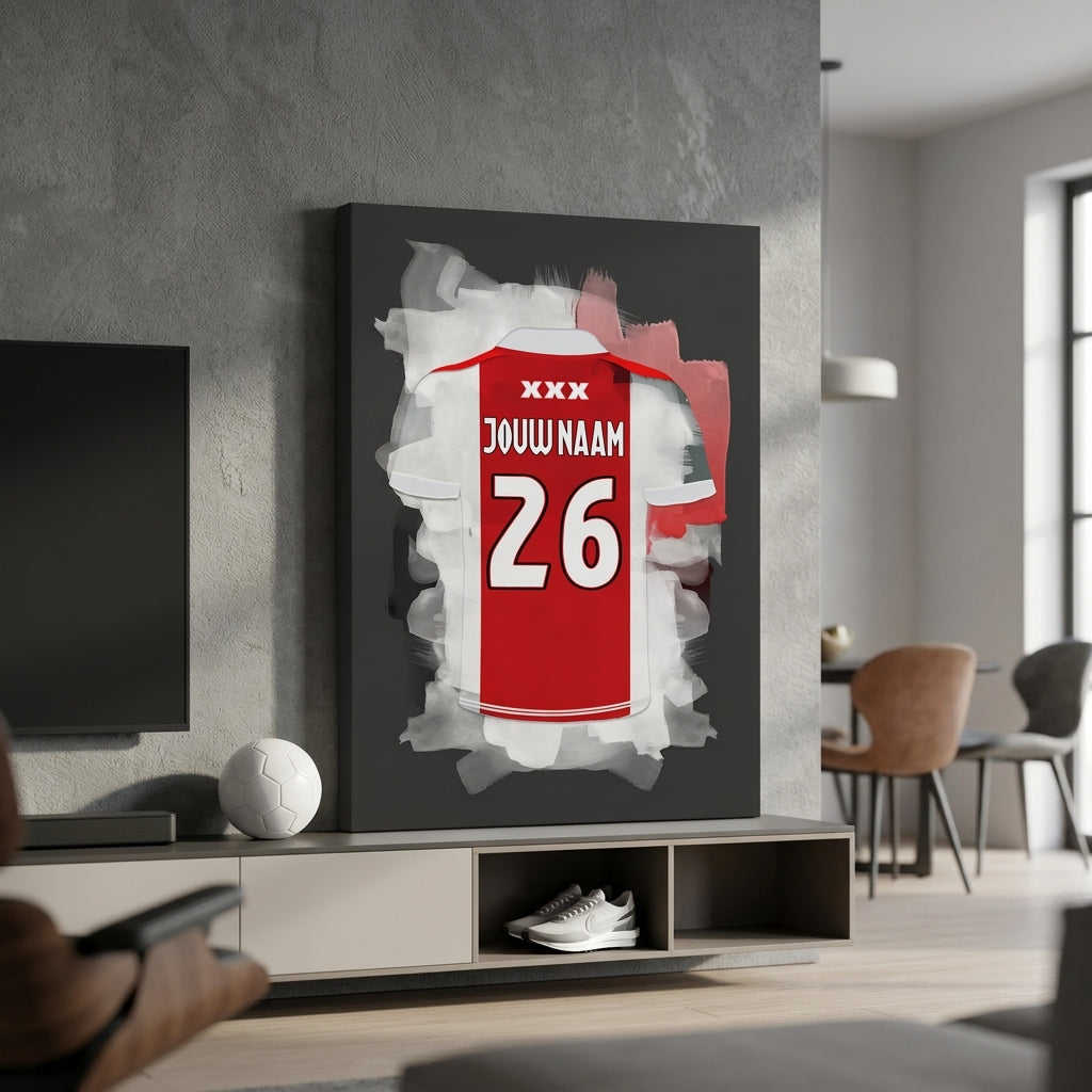 Ajax Amsterdam Canvas Wanddecoratie Bestellen Voetbalfan 