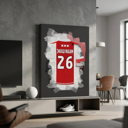 Ajax Amsterdam Canvas Wanddecoratie Bestellen Voetbalfan 