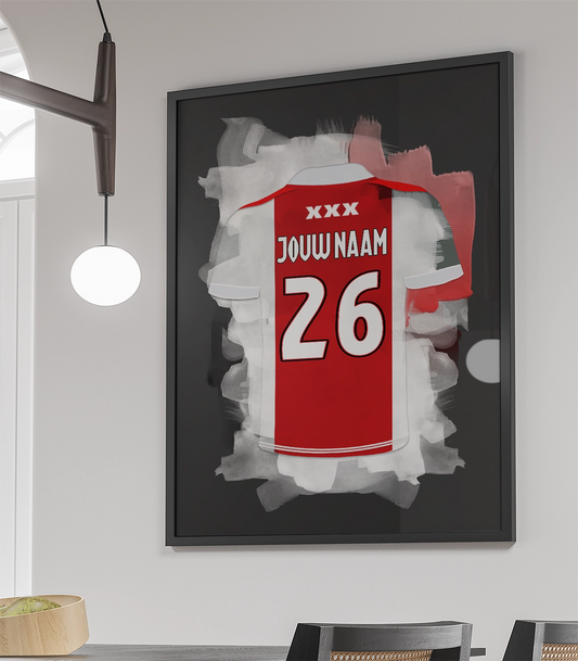 Ajax Amsterdam Ingelijste Poster Kopen Met Eigen Naam 