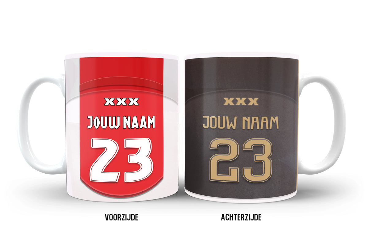 Ajax Koffie Mok Gepersonaliseerd