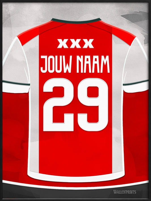 Ajax Voetbal Wanddecoratie Gepersonaliseerd