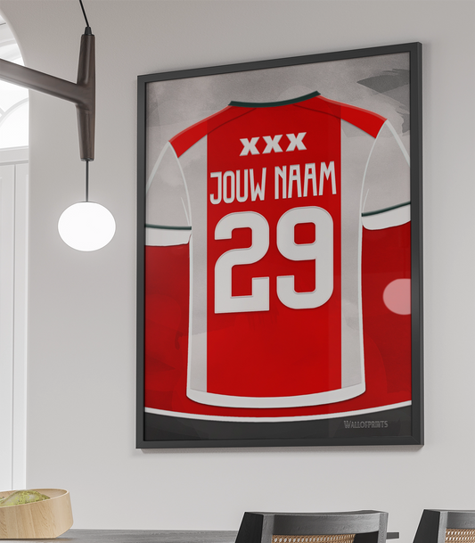 Ajax Voetbal Wanddecoratie Poster Met Lijst