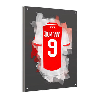 Ajax Amsterdam Dibond met personalisatie