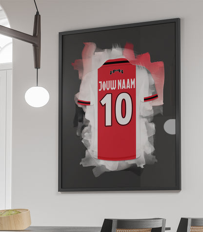 Ajax Amsterdam poster met naam kopen