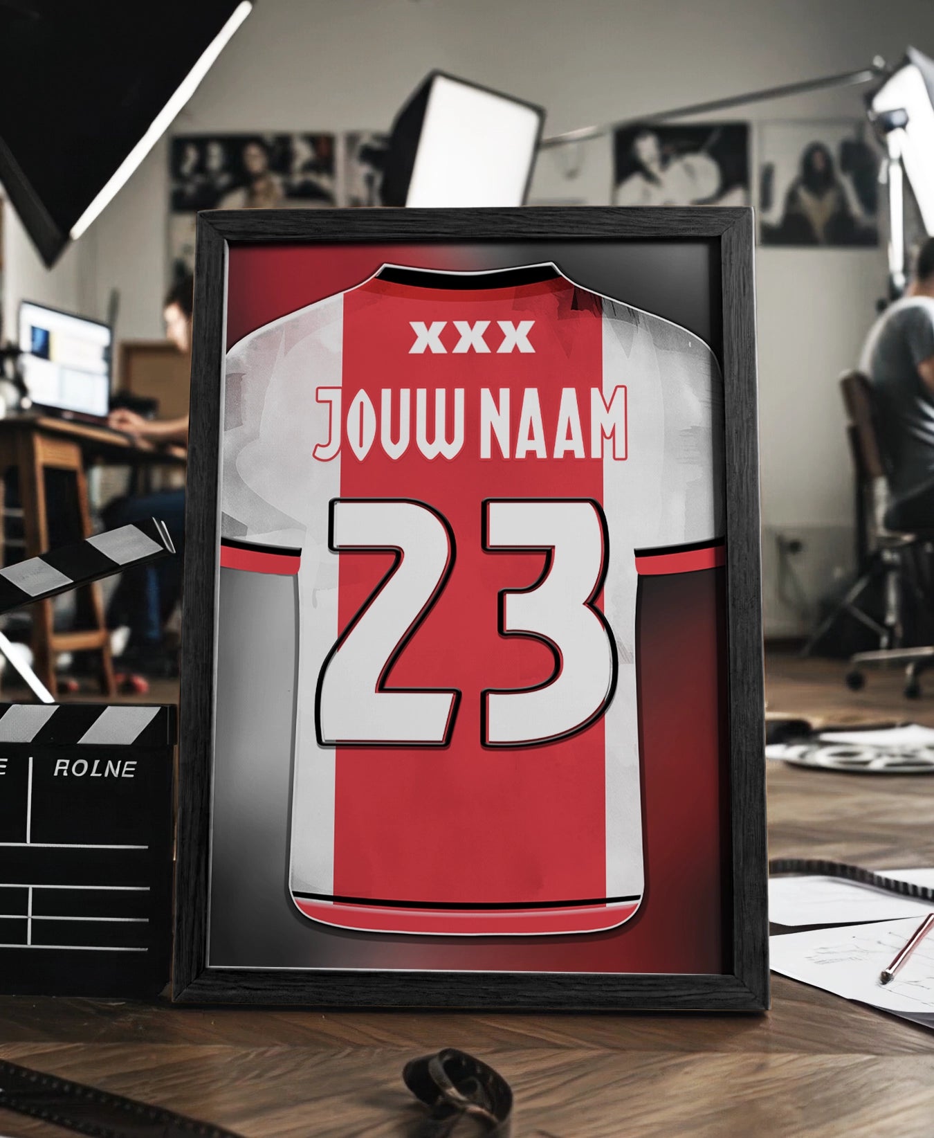 AFC Ajax ingelijste poster met naam