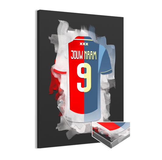 Ajax Amsterdam canvas wanddecoratie - uniek voetbal cadeau