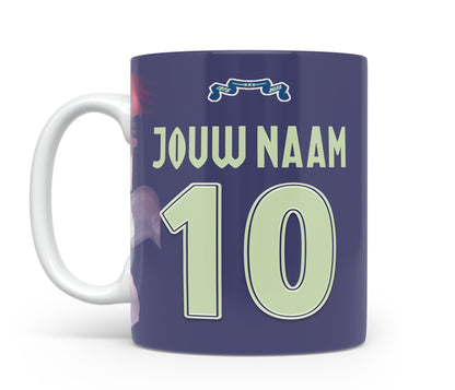 Ajax Amsterdam mok met personalisatie - Voetbal fan cadeau