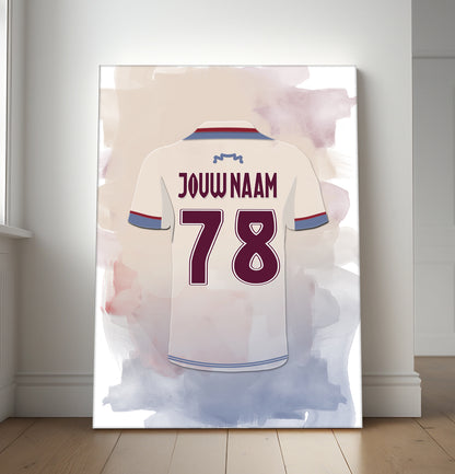 Ajax wanddecoratie met eigen naam