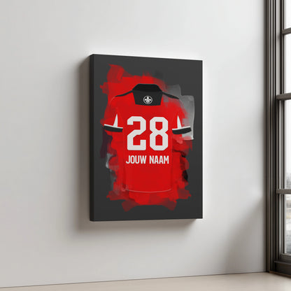 Almere City Voetbal Aluminium Dibond Wanddecoratie Mancave Bestellen