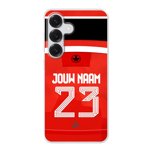 Almere City FC telefoonhoesje met naam - Samsung Galaxy - Voetbal fan kado