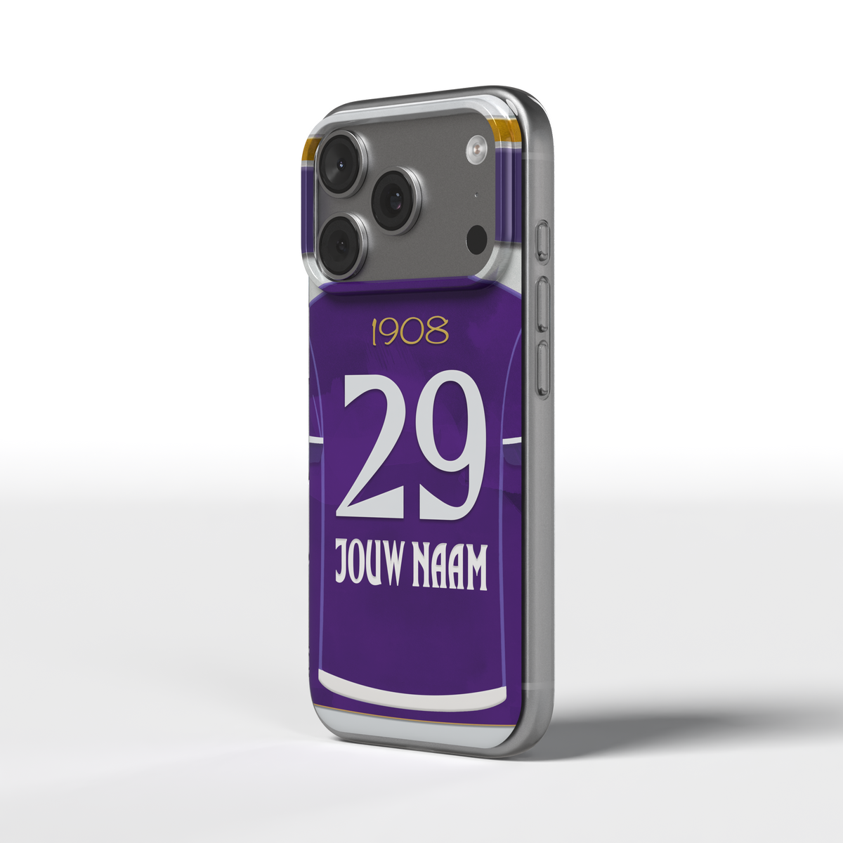 RSC Anderlecht Hoesje Met Naam Voetbalfan