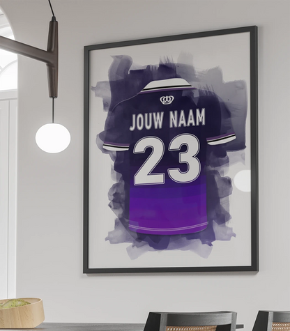 RSCA Anderlecht Poster Muurdecoratie Met Personalisatie