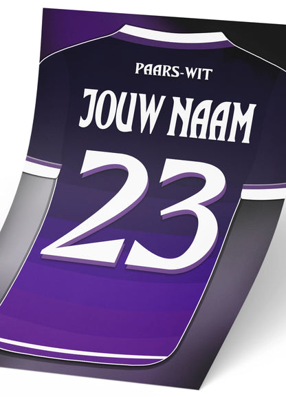 RSC Anderlecht poster met personalisatie