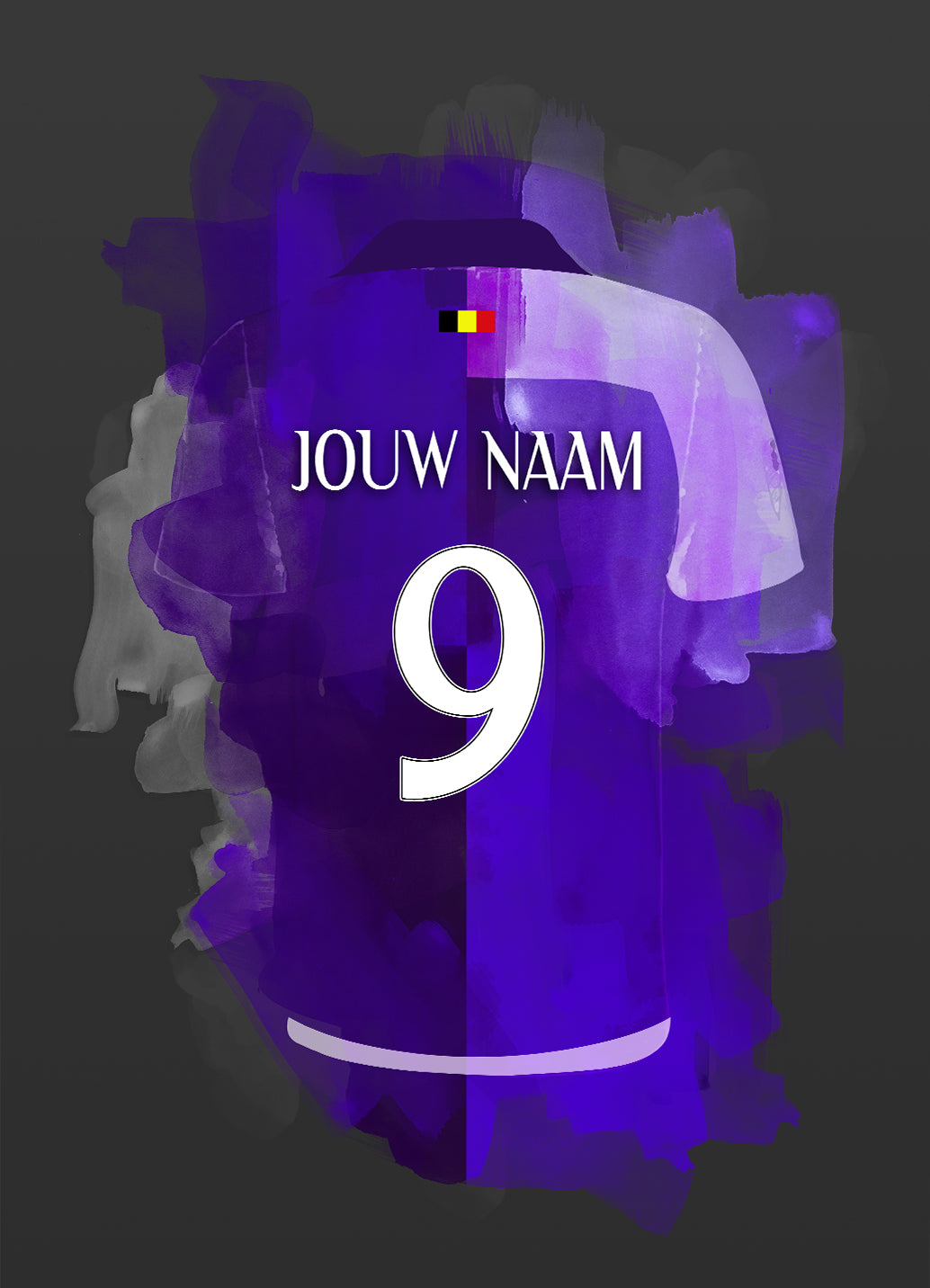 anderlecht poster met personalisatie