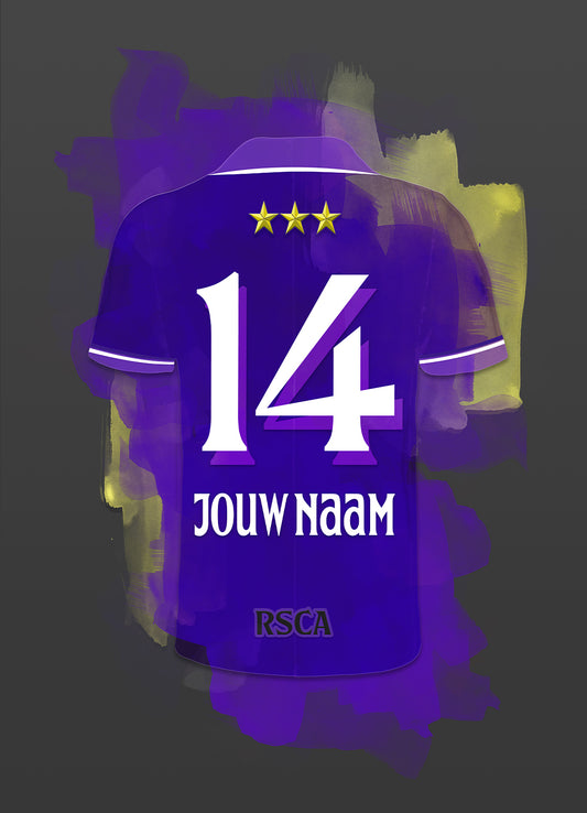Anderlecht wanddecoratie - Losse poster - RSCA voetbal fan cadeau