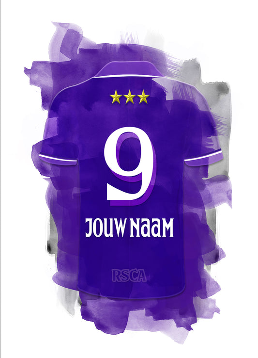 Anderlecht wanddecoratie - Losse poster - RSCA voetbal fan cadeau