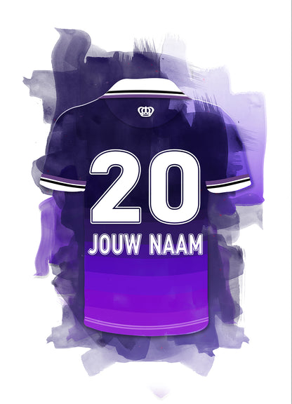RSCA Anderlecht poster met naam bestellen