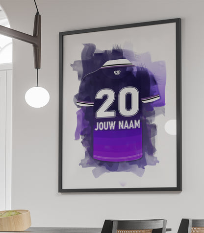 RSCA Anderlecht poster met naam kopen
