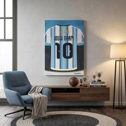Argentijns Voetbalelftal Wanddecoratie Canvas