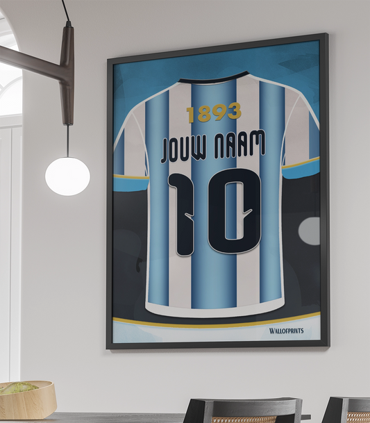 Argentijns Voetbalelftal Wanddecoratie Poster Met Lijst