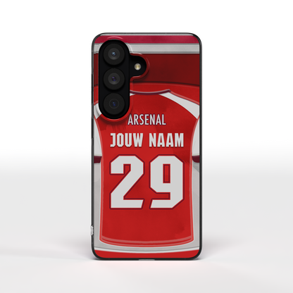 Arsenal FC Telefoonhoesje Met Eigen Naam Verjaardag Cadeau