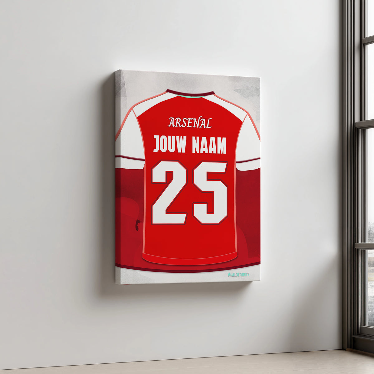 Arsenal FC Wanddecoratie Aluminium Dibond Jongenskamer