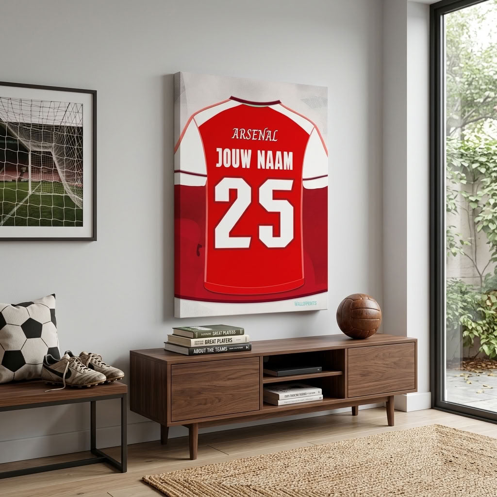Arsenal FC Wanddecoratie Canvas Verjaardag Cadeau