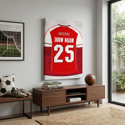 Arsenal FC Wanddecoratie Canvas Verjaardag Cadeau
