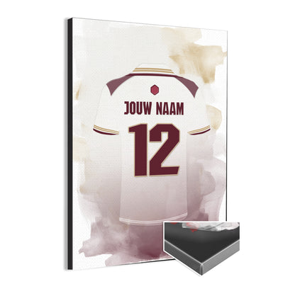 Arsenal FC voetbal wanddecoratie - Arsenal shirt 2025-2026 poster - Canvas poster - The Gunners voetbal fan kado