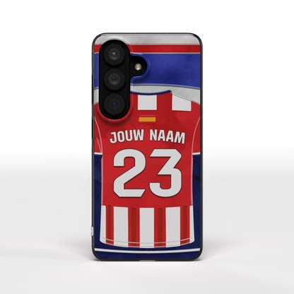 Atletico Madrid Telefoonhoesje Met Eigen Naam Verjaardag Cadeau