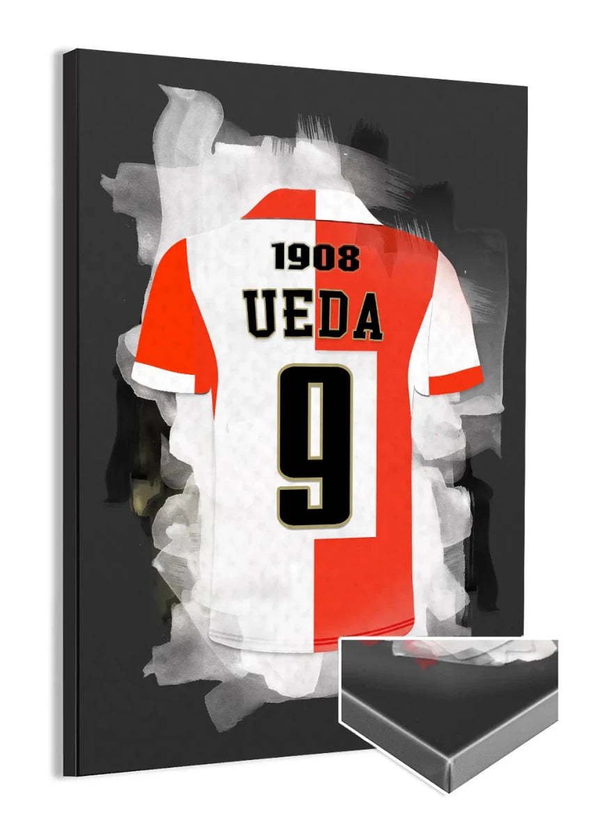 Ueda-Poster-Feyenoord-Voetbal-Canvas-Jongenskamer